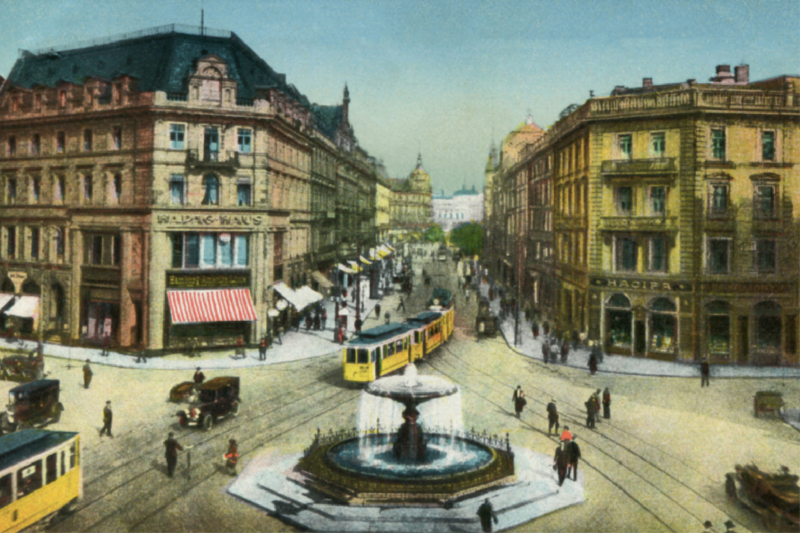 Frankfurt am Main, Kaiserplatz mit Kaiserstraße