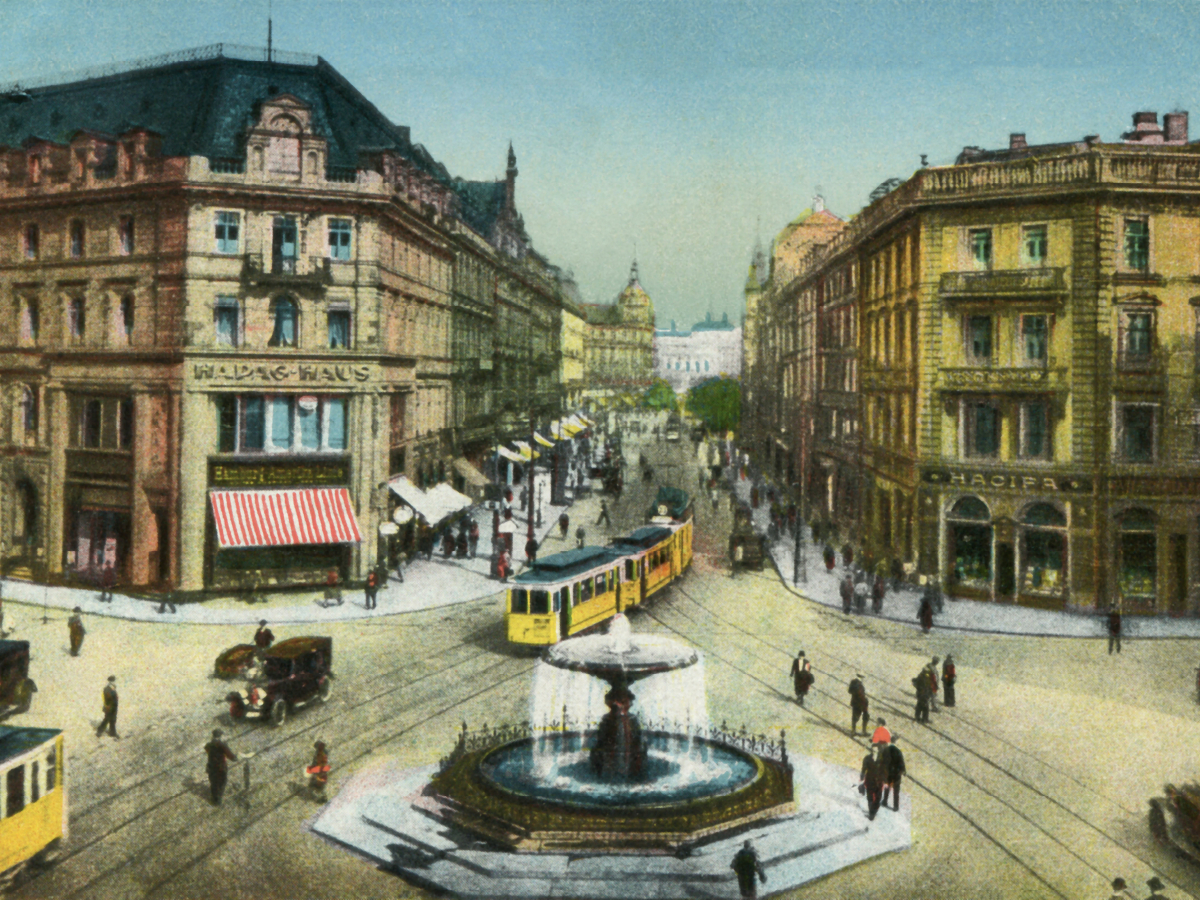 Frankfurt am Main, Kaiserplatz mit Kaiserstraße