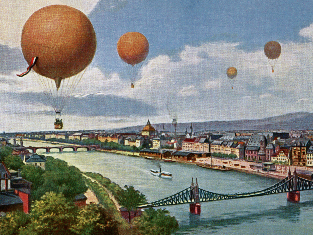 Ein Motiv aus dem Kalender Historisches Frankfurt am Main von 1888 bis 1918