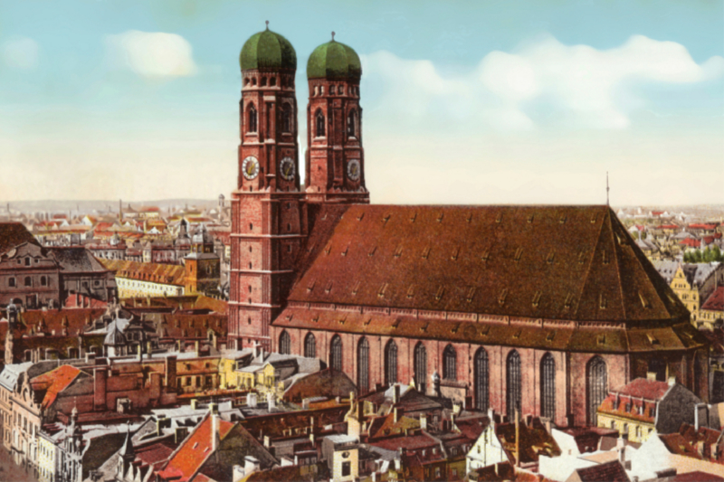 Nordwestansicht der Frauenkirche