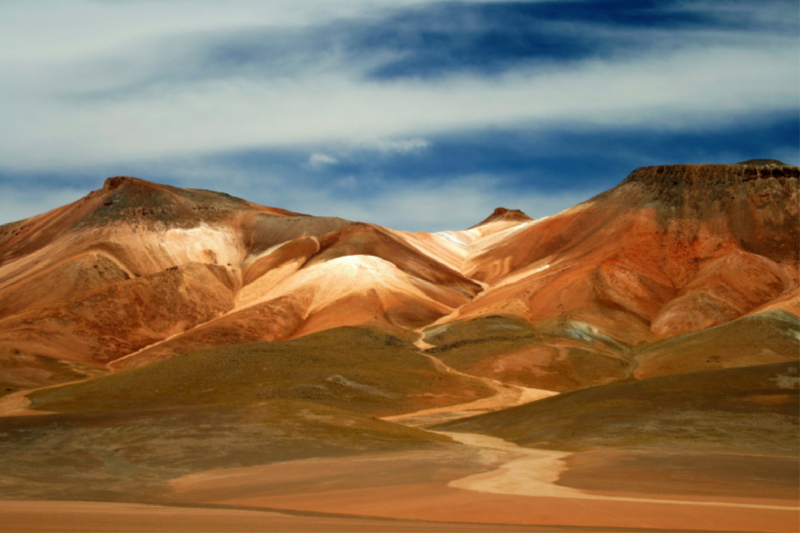 Cerro de Siete Colores in der Salvador-Dalí-Wüste, Bolivien