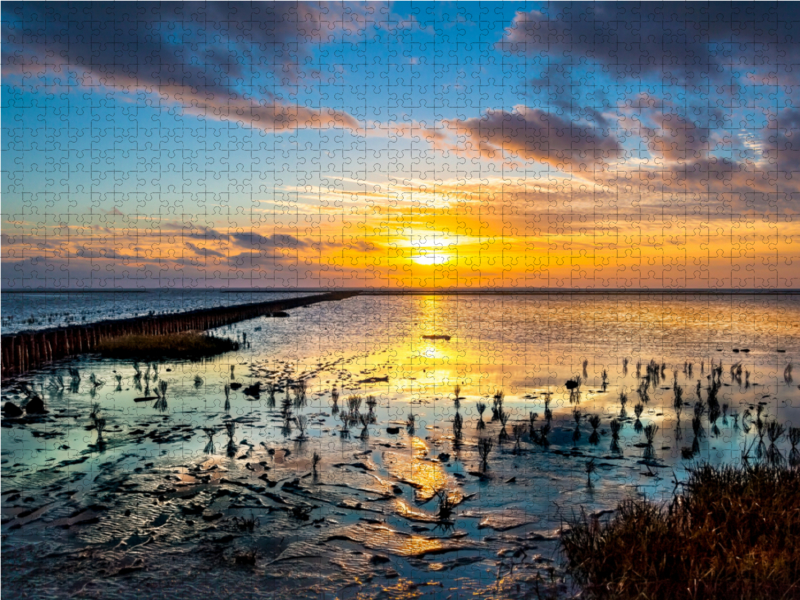 Das Wattenmeer bei Utlandshörn