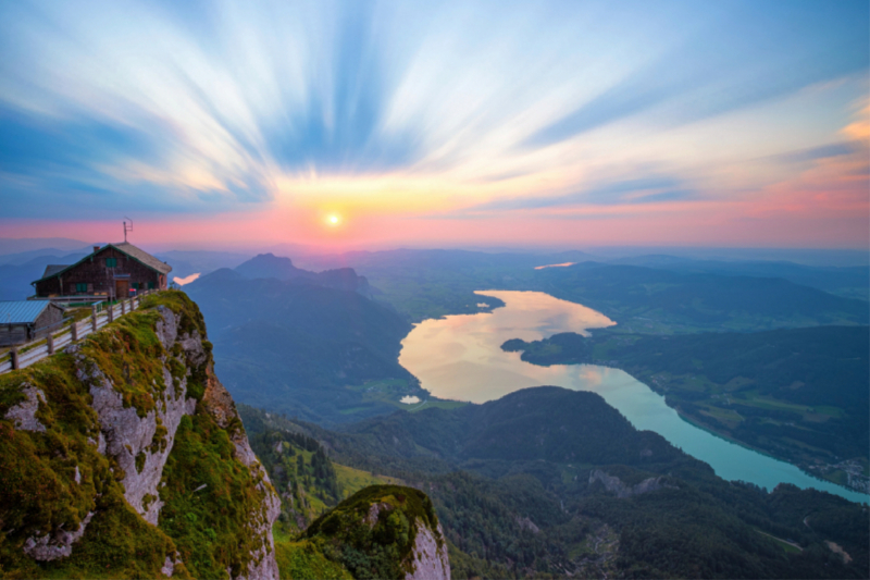 Abendstimmung auf der Schafbergspitze