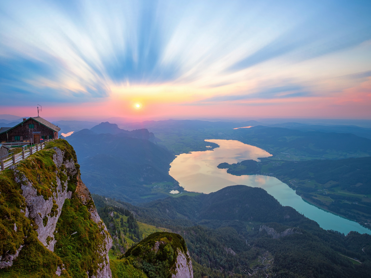 Abendstimmung auf der Schafbergspitze