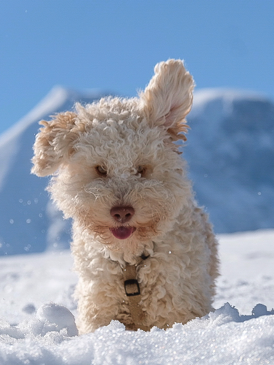 Lagotto Ohren hören alles