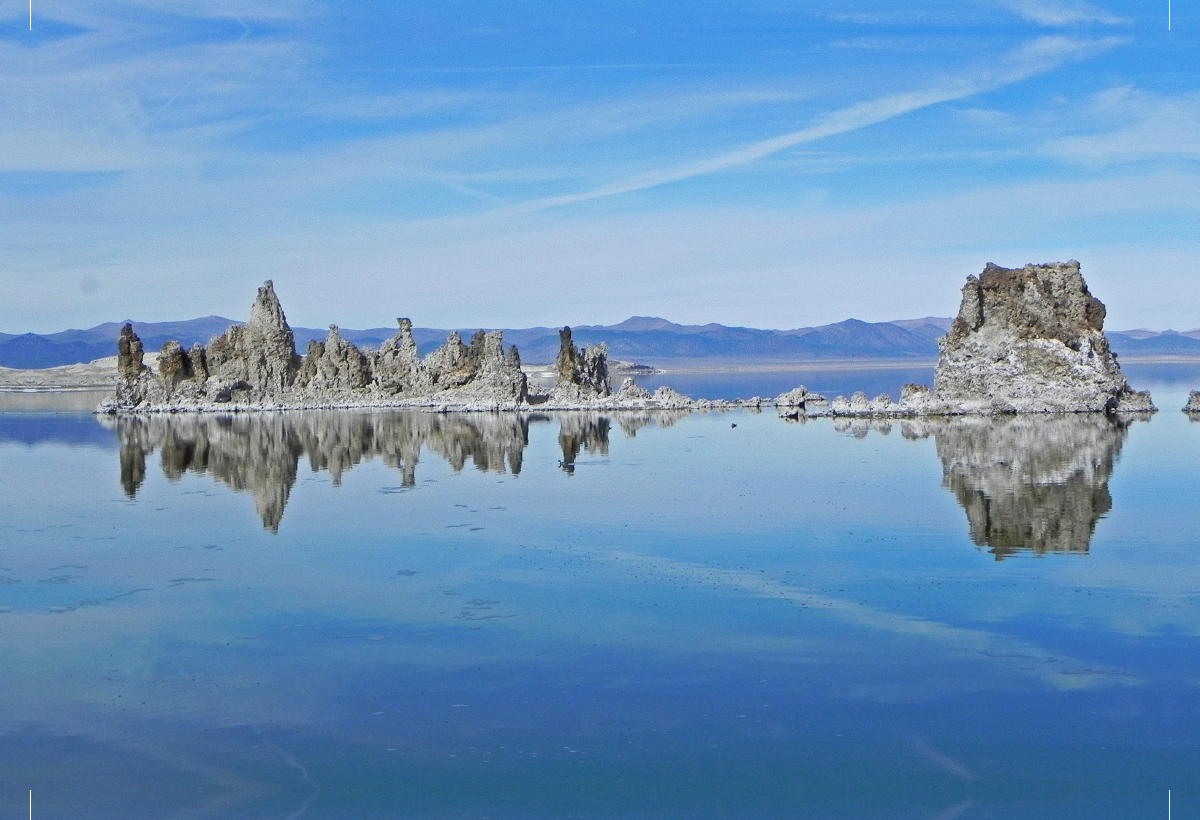 Die schönsten Tufa Felsen vom Mono Lake in Kalifornien, Amerika