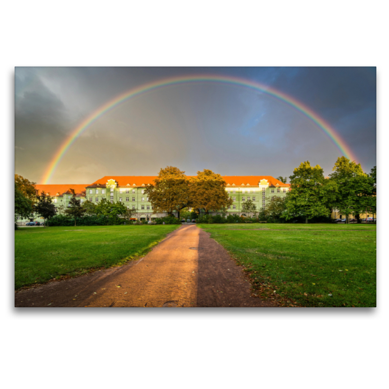 Sommerregen in Halle-Saale