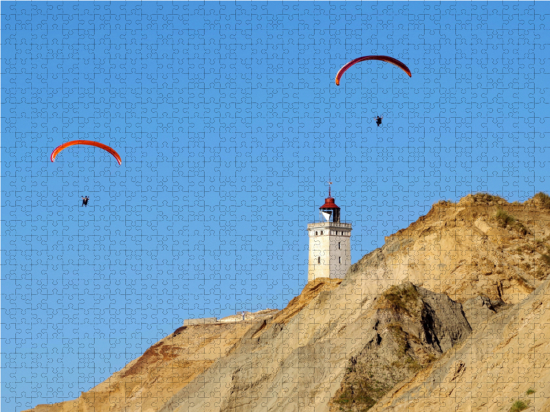 Paraglider am Rubjerg Knude Fyr