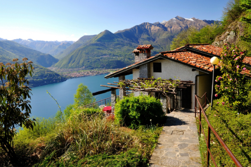 Blick über den Lago Maggiore