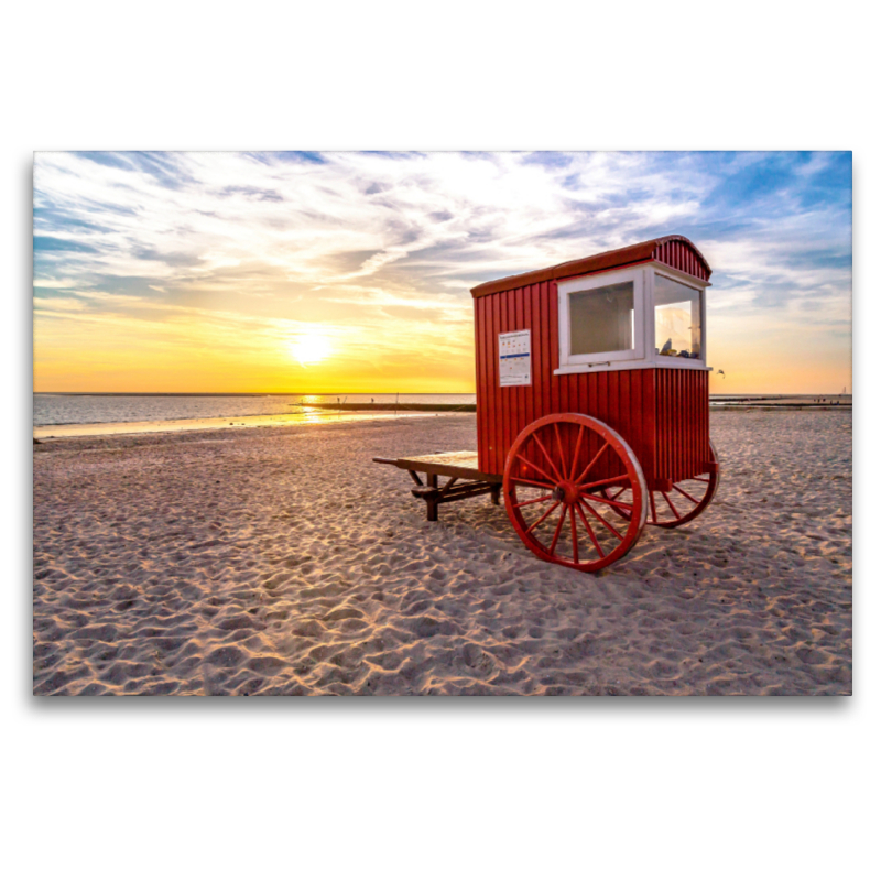 Badewagen am Strand