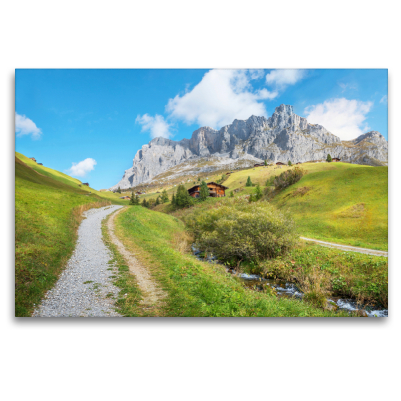 Wanderweg nach Partnun im Prättigau