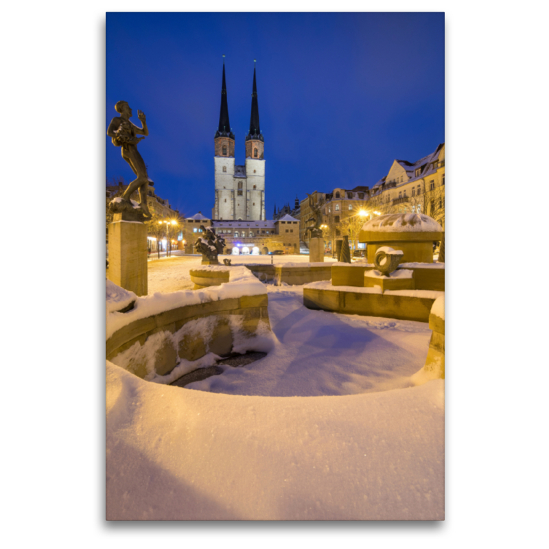 Winter in Halle-Saale