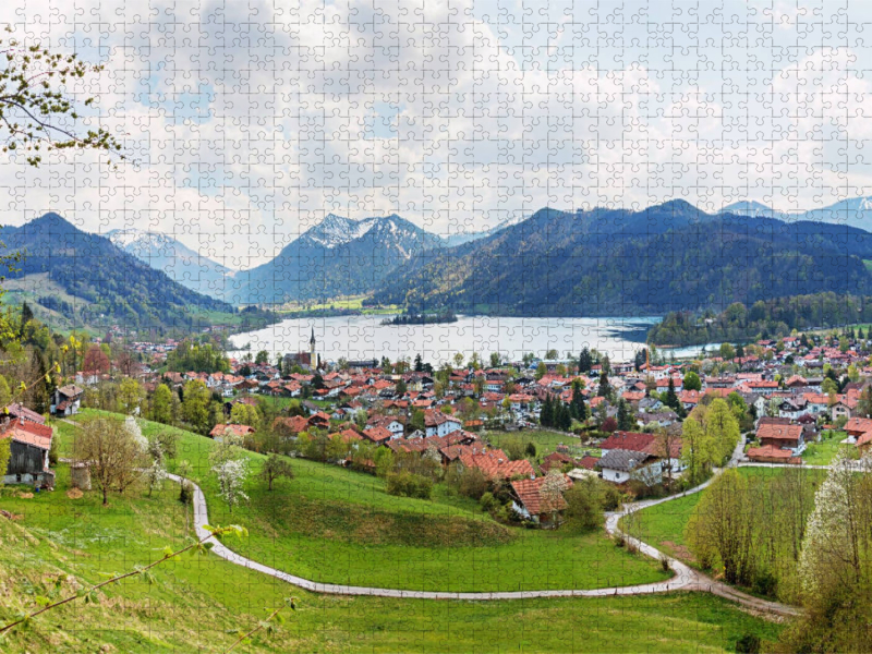 Aussicht auf den Luftkurort Schliersee