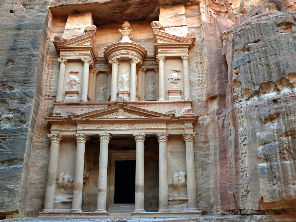 Das Schatzhaus El Khazneh in Petra