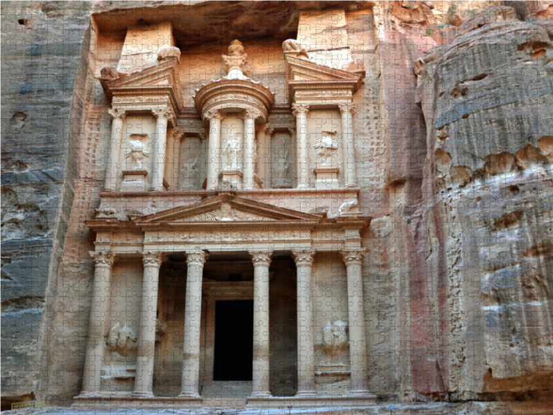 Das Schatzhaus El Khazneh in Petra