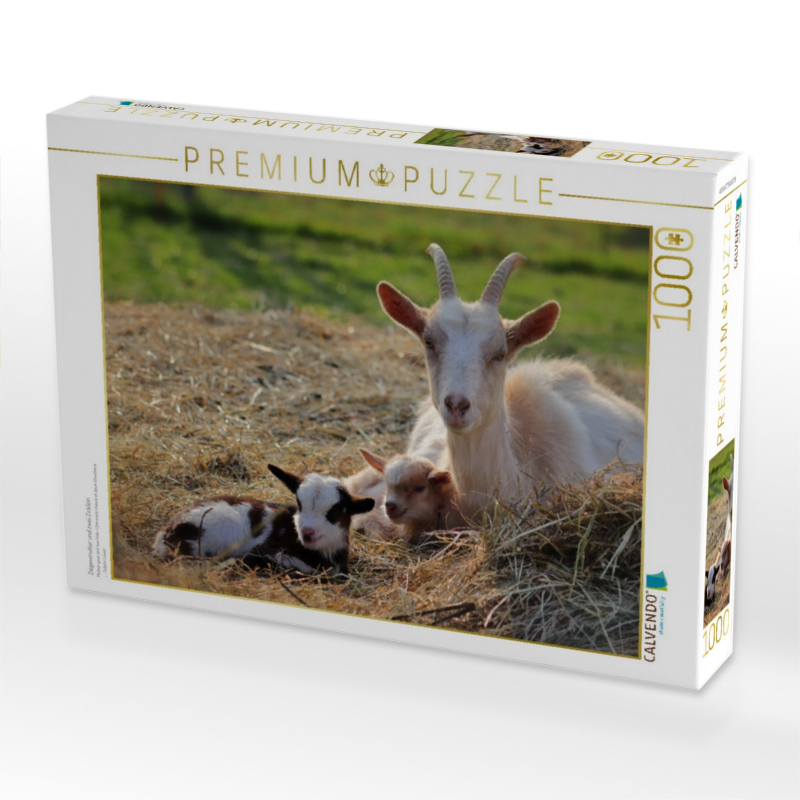 Ziegenmutter und zwei Zicklein