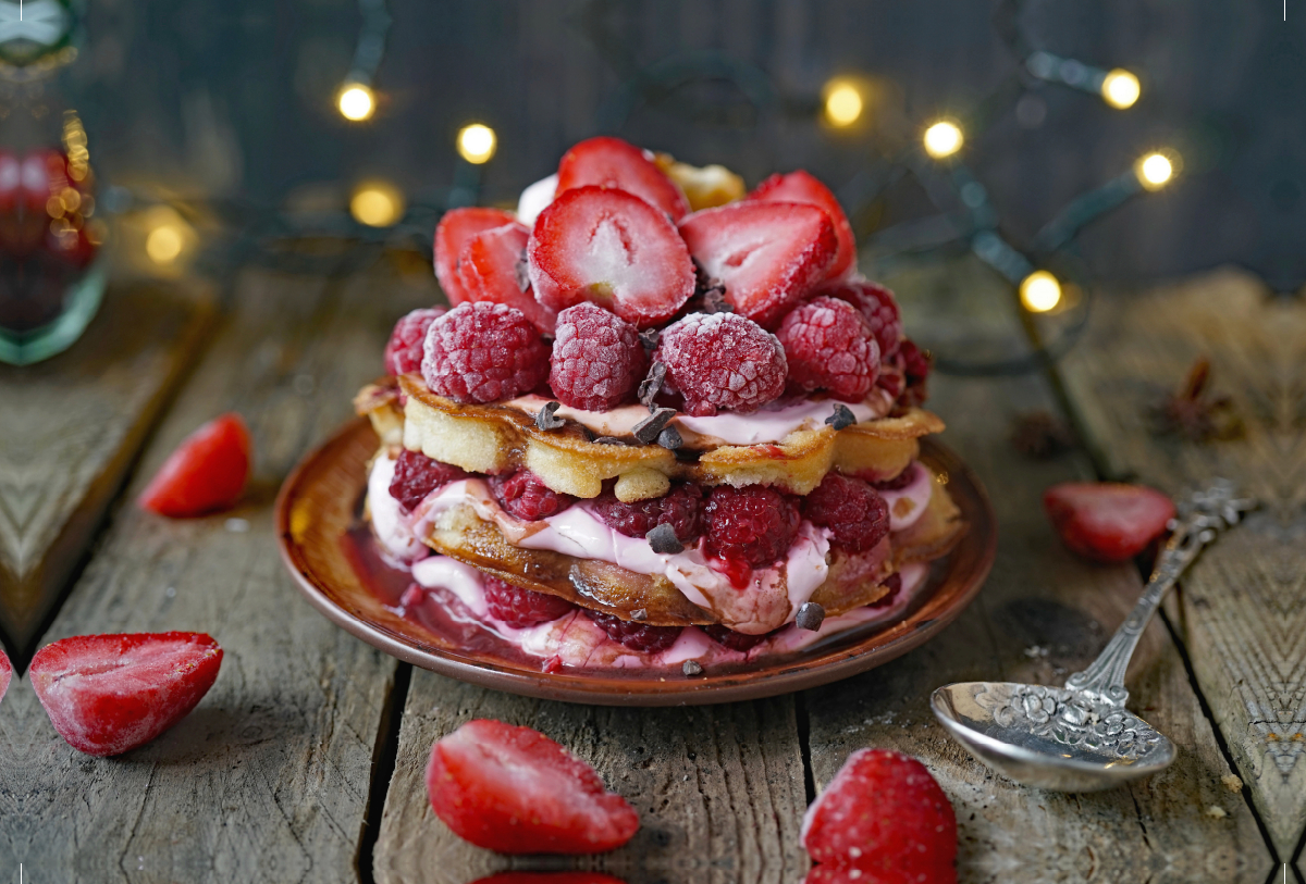 Pan Cakes mit Erdbeeren