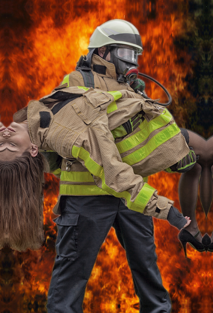 Ein Motiv aus dem Kalender Feuerwehr - Einsatz am Limit