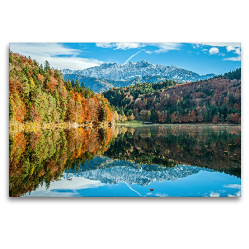 Wasserspiegelung am Hechtsee