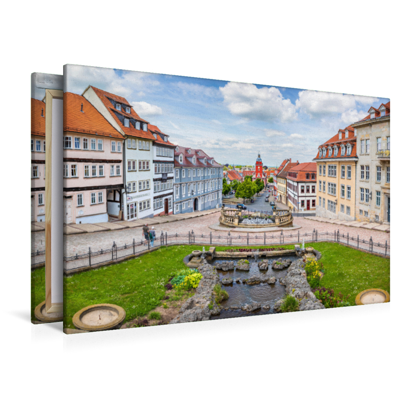 Wasserkunst Brunnen mit Sicht auf Rathaus