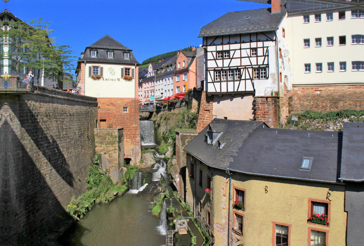 Saarburg - Am Ufer der Saar gelegen