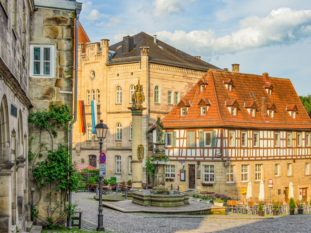 Blick aud den Melchior Otto Platz