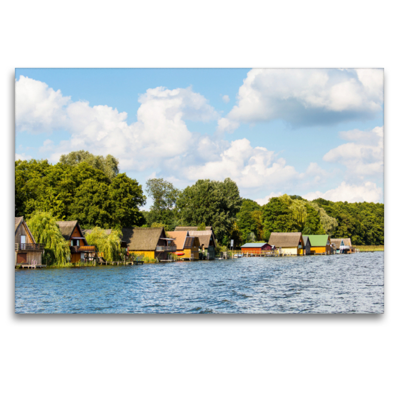 Bootshäuser an der Mecklenburgischen Seenplatte