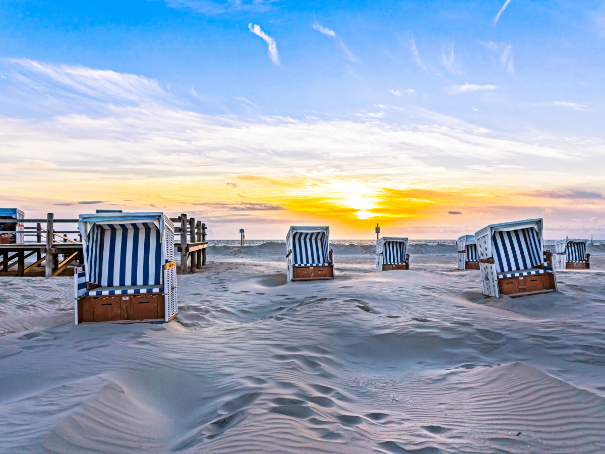 Sonnenuntergang am Strand