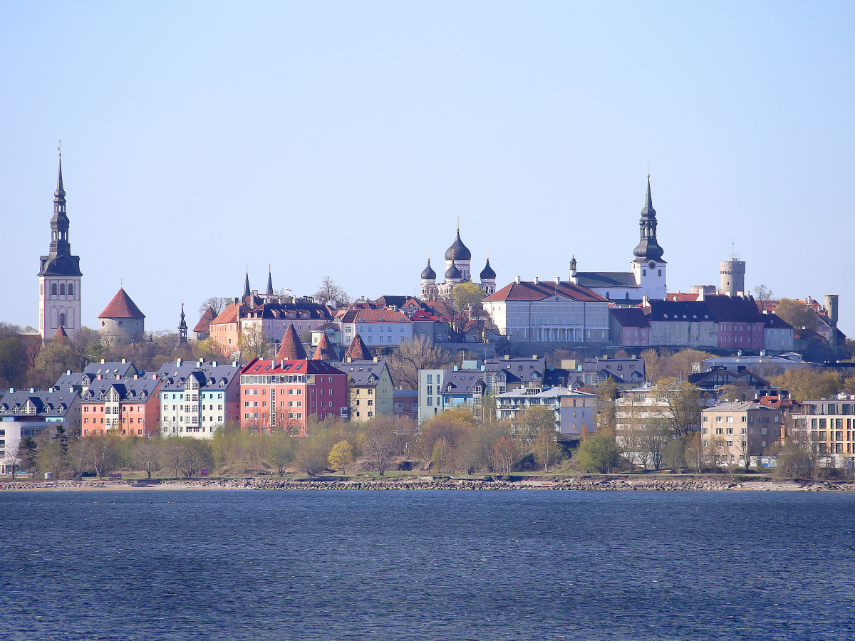 Tallinn: Stadtpanorama mit Domberg