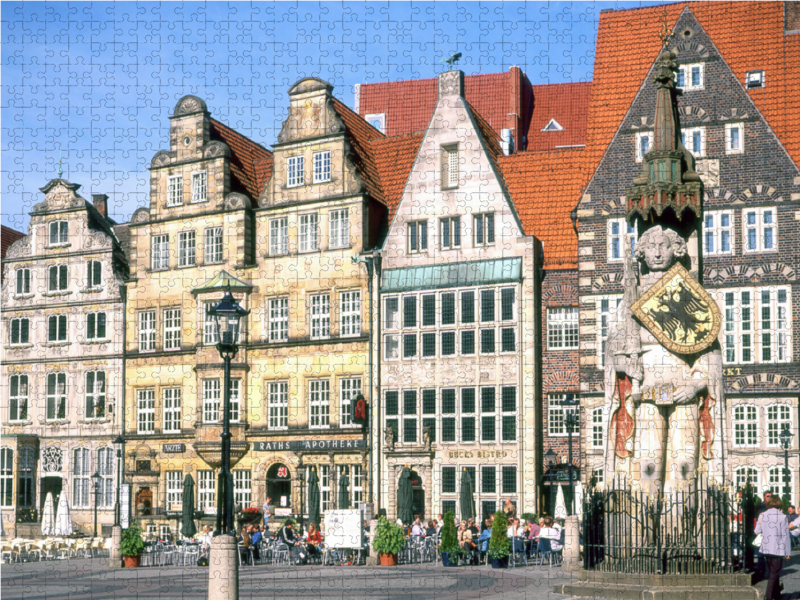 Altstadt Bremen mit Roland