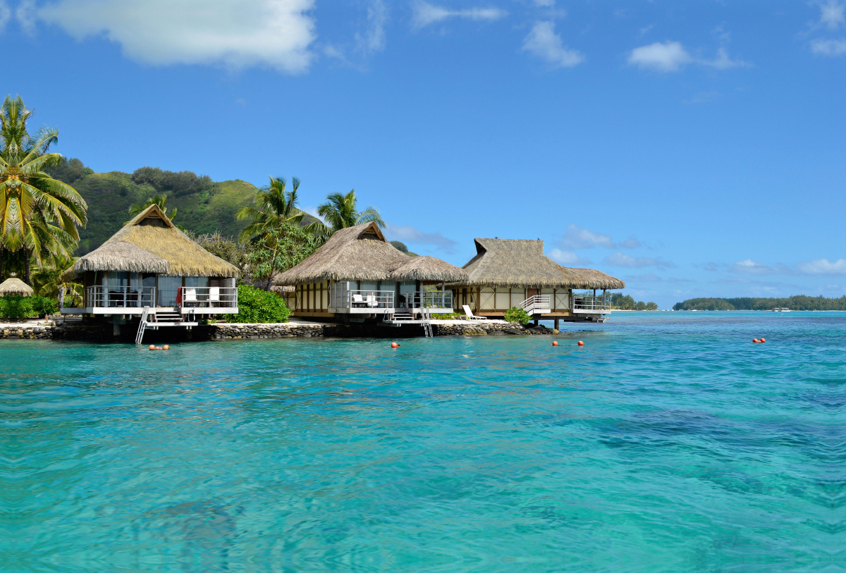 Polynesische Ferienbungalows