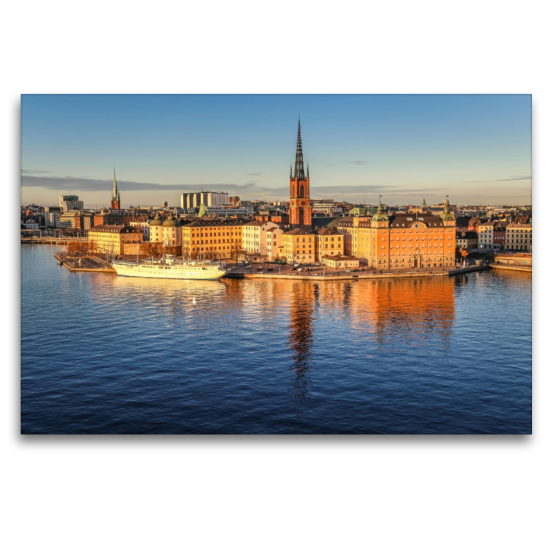 Blick auf die Altstadt Gamla Stan in Stockholm, Schweden