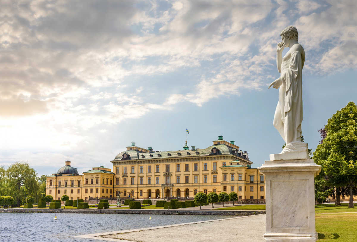 Königsschloss Drottningholm bei Stockholm