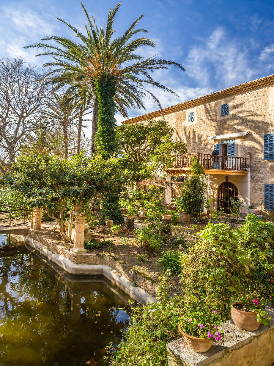 Garten und Herrenhaus Son Marroig bei Deià, Mallorca, Spanien