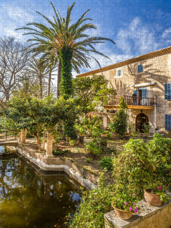 Garten und Herrenhaus Son Marroig bei Deià, Mallorca, Spanien