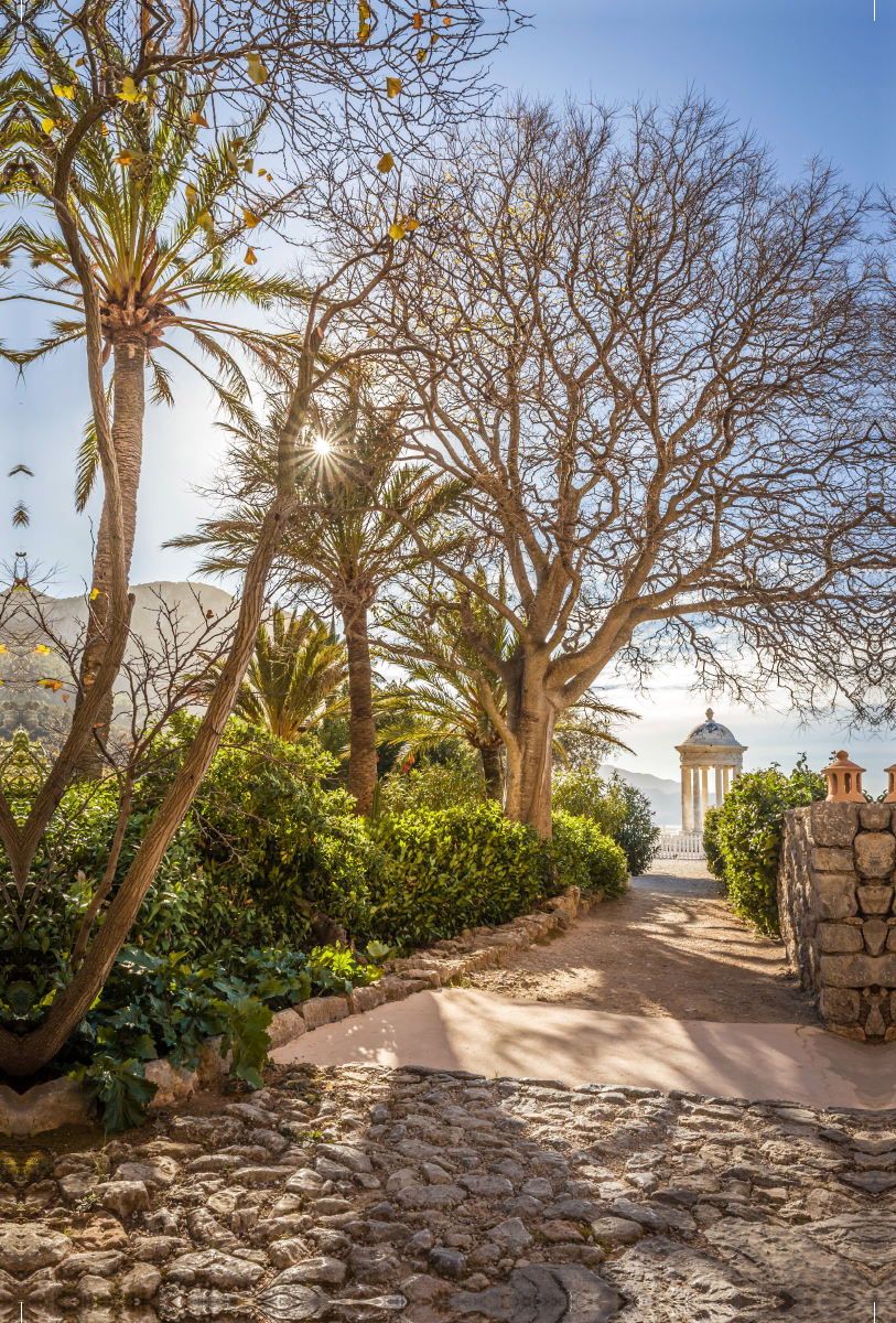 Garten Son Marroig bei Deià, Mallorca