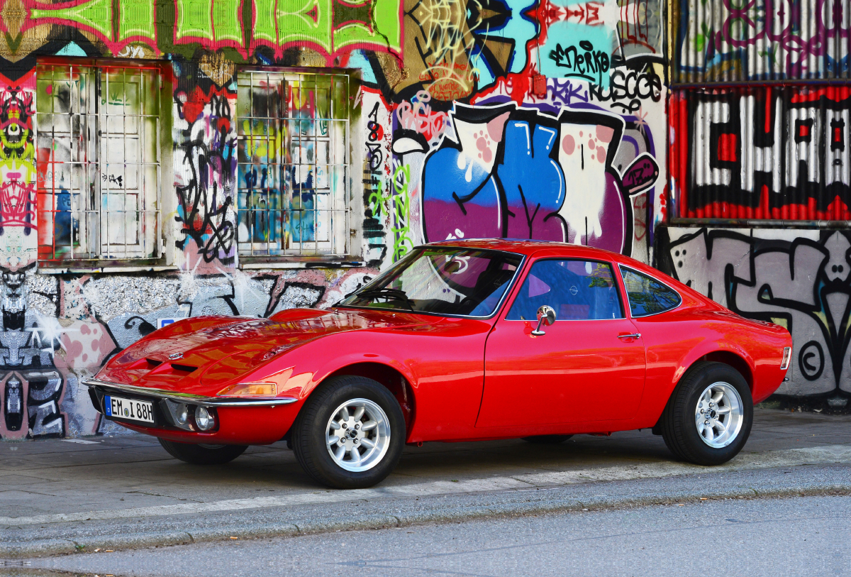 Ein Motiv aus dem Kalender Opel GT 1900 AL Eine deutsche Sportwagenlegende