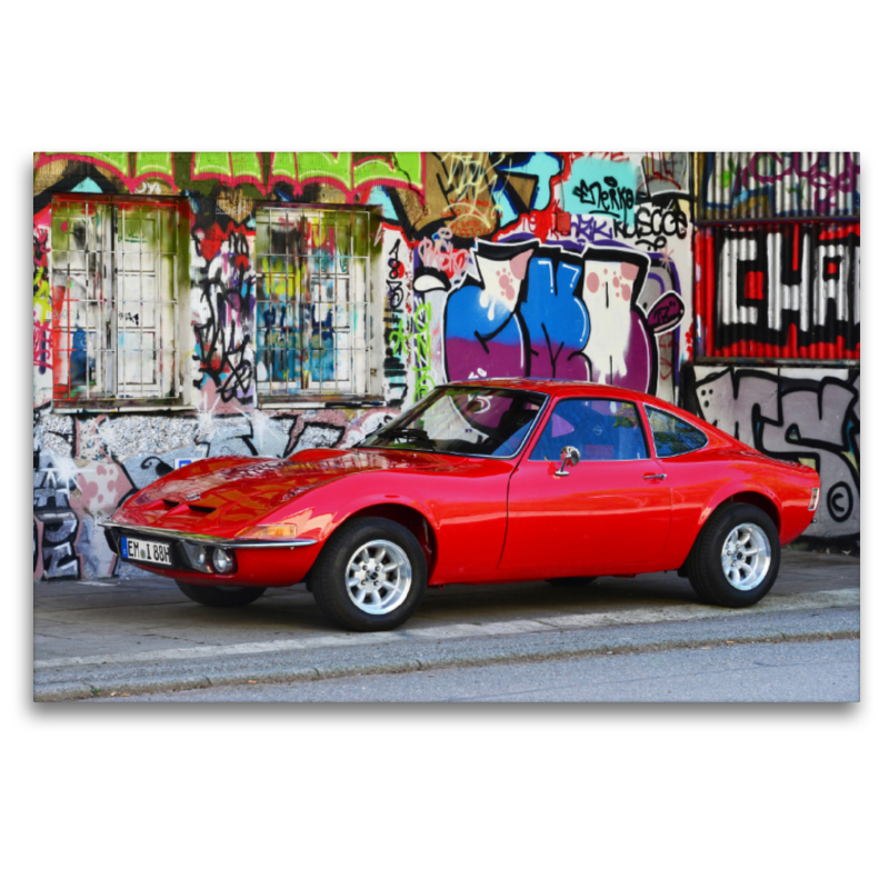 Ein Motiv aus dem Kalender Opel GT 1900 AL Eine deutsche Sportwagenlegende