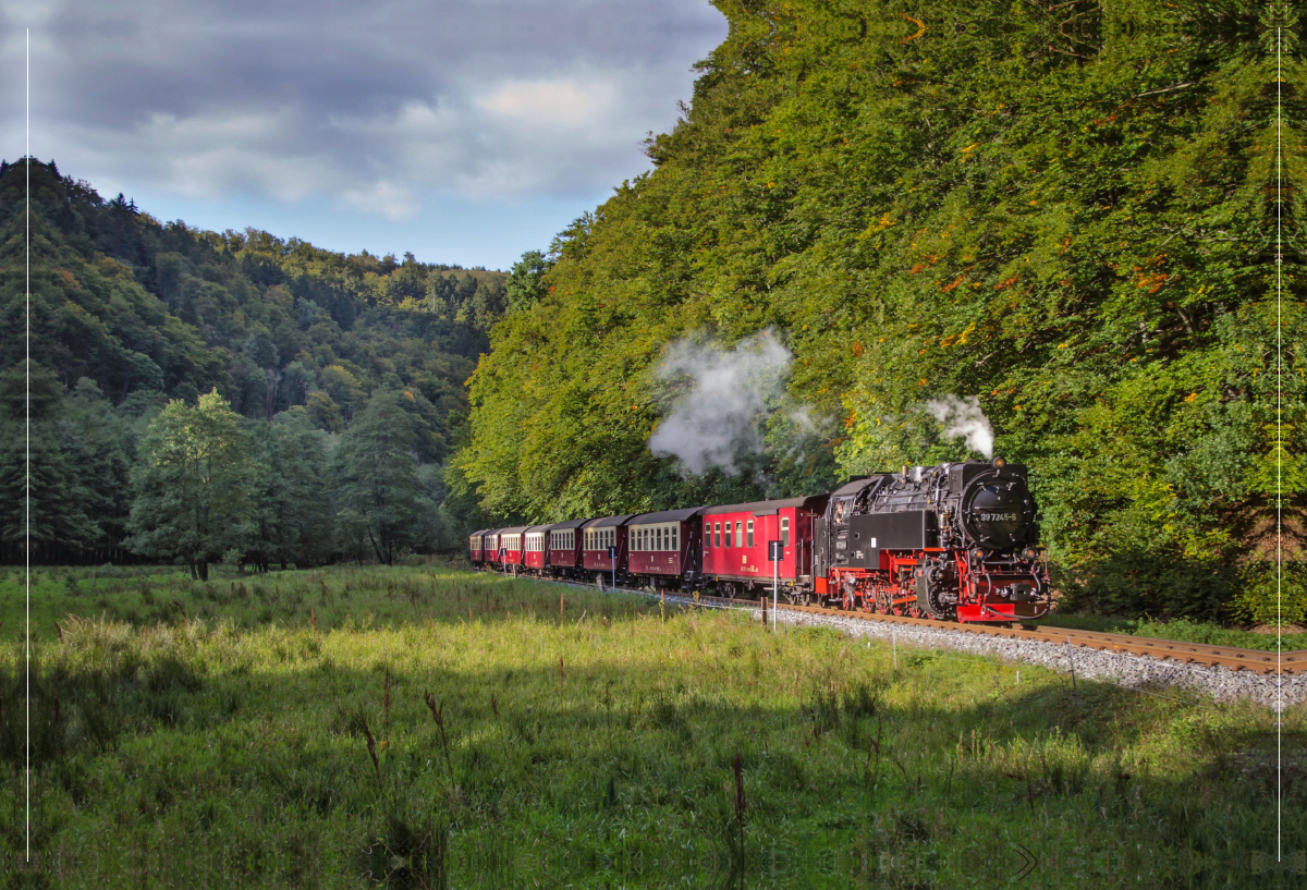 Harzquebahn an der Eichsfelder Talmühle