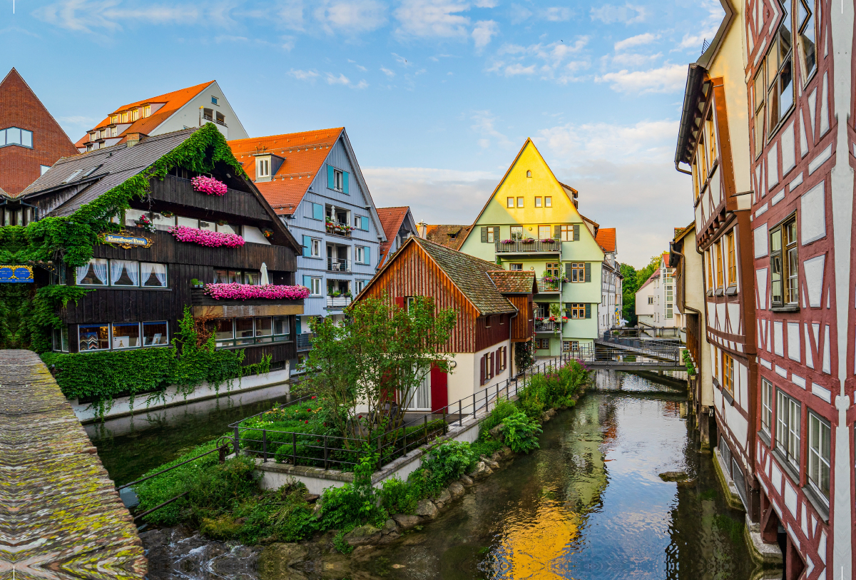 Blick von der Blaubrücke auf die Große Blau