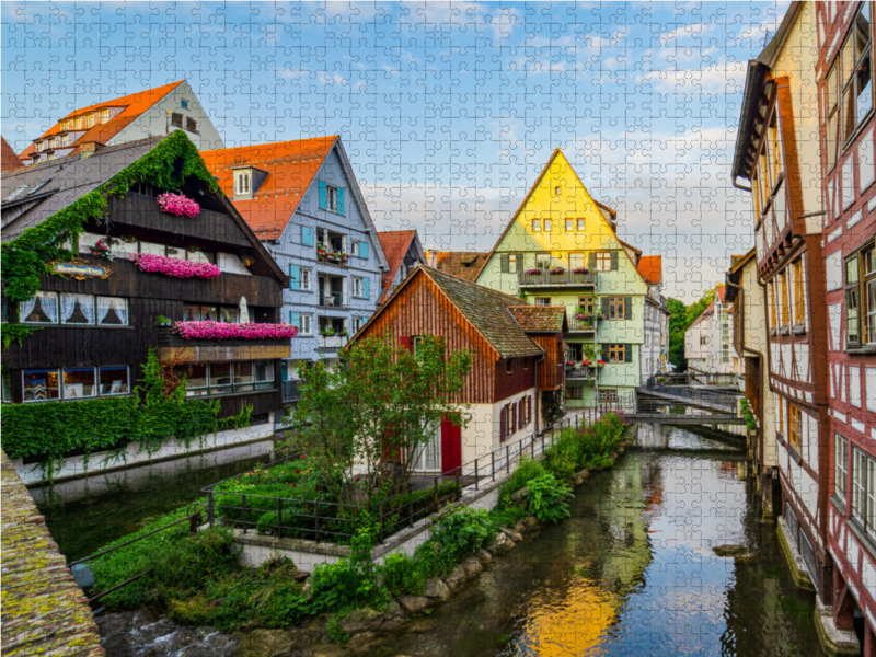 Blick von der Blaubrücke auf die Große Blau