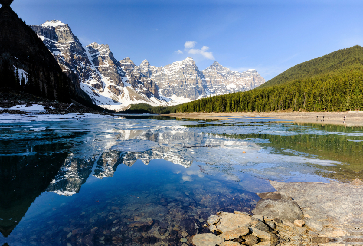 Moraine Lake, Juwel im Banff NP.