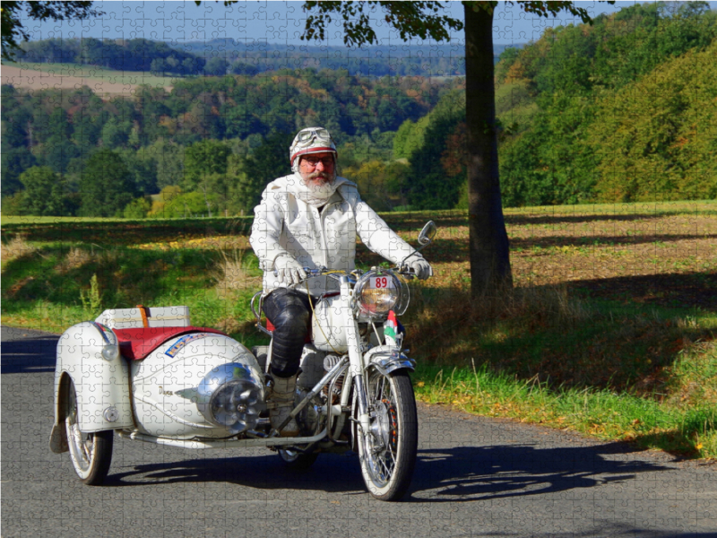 Pannonia 250 deLuxe mit Duna-Seitenwagen Bj 1955