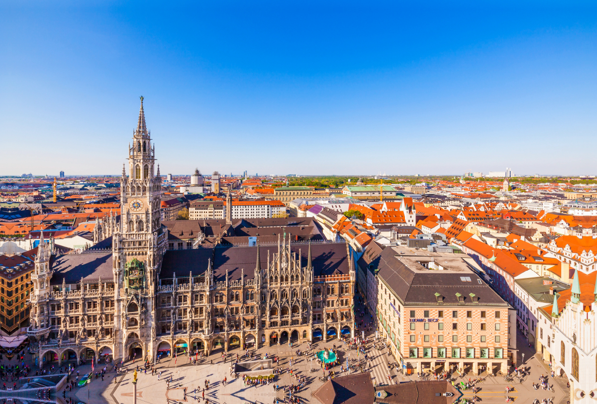 Neues Rathaus am Marienplatz in München