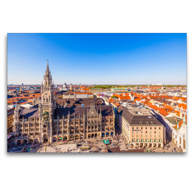 Neues Rathaus am Marienplatz in München