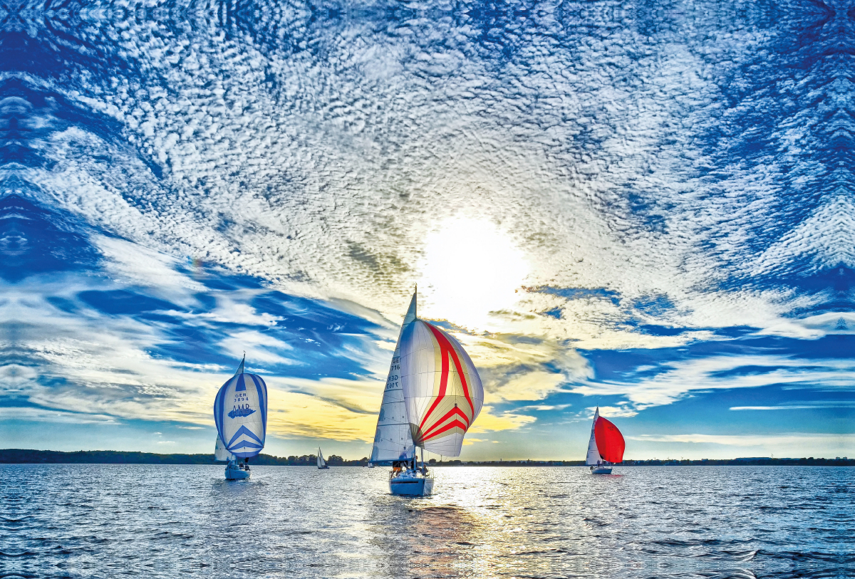 Mittwoch-Abend-Regatta vor Holnis