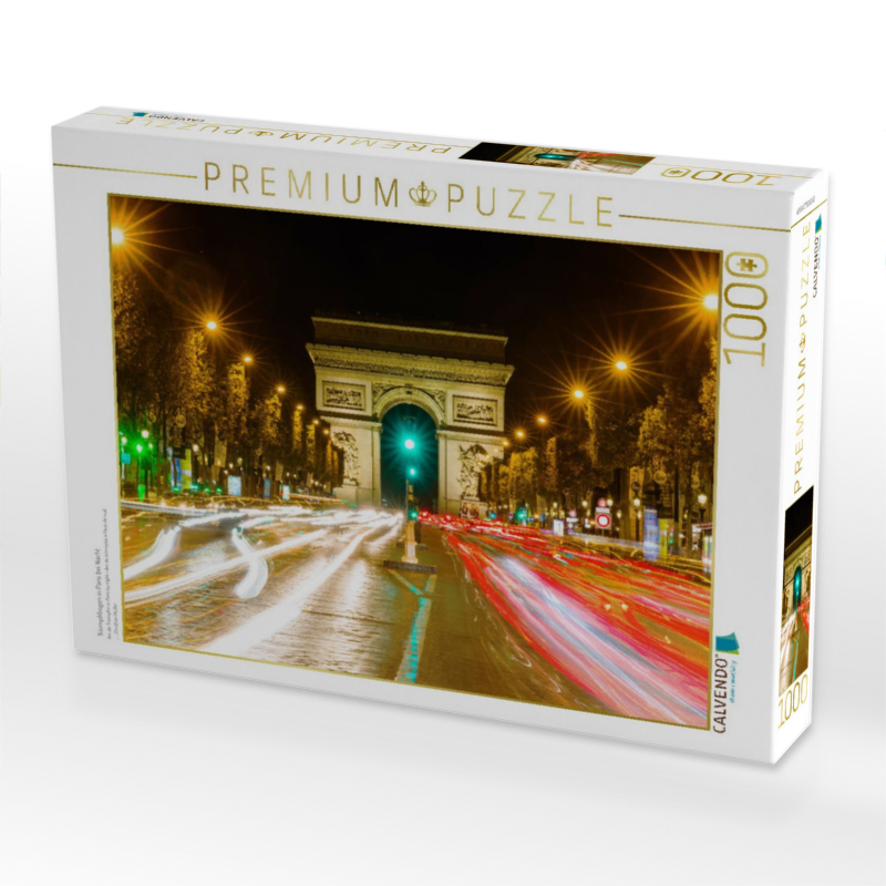Triumphbogen in Paris bei Nacht