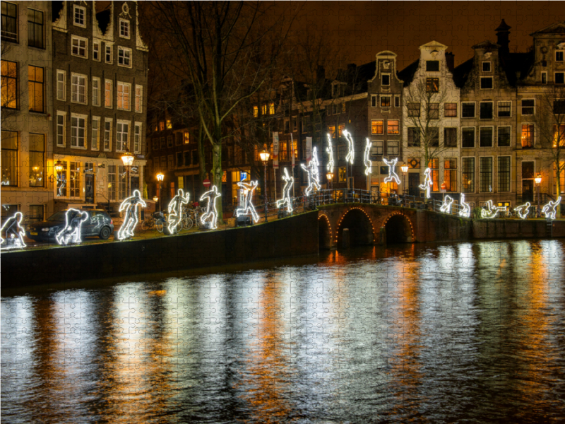 Run and Jump in Amsterdam - Holland