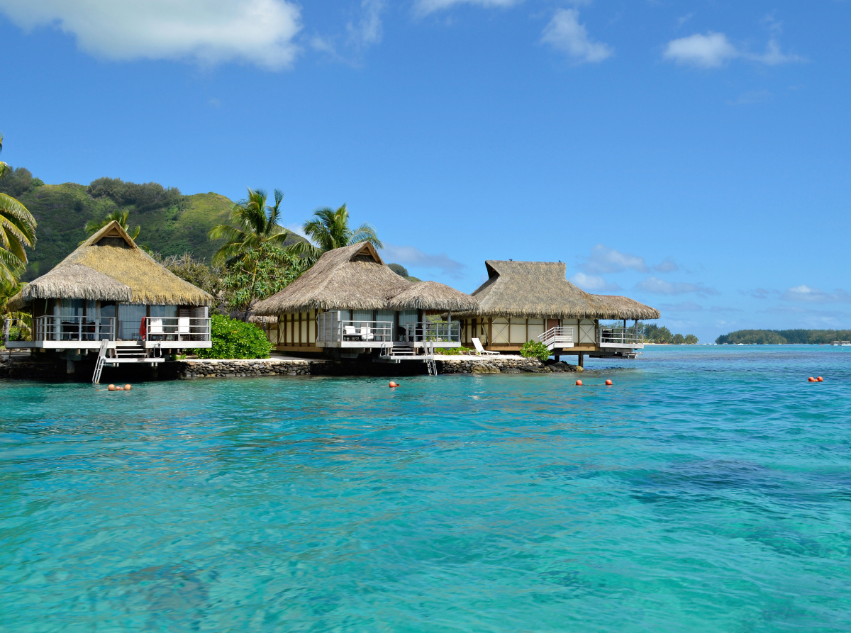 Polynesische Ferienbungalows