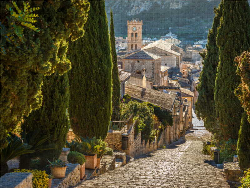 Kreuzweg zum Kalvarienberg in Pollenca auf Mallorca